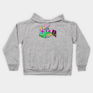 Valentines Day Snails Kids Hoodie